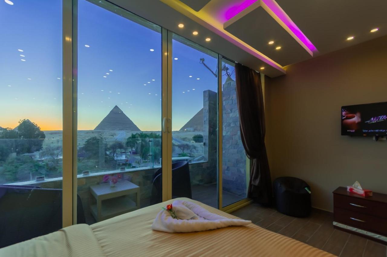 ホテル Panorama View Pyramids Kafret el-Gabal エクステリア 写真