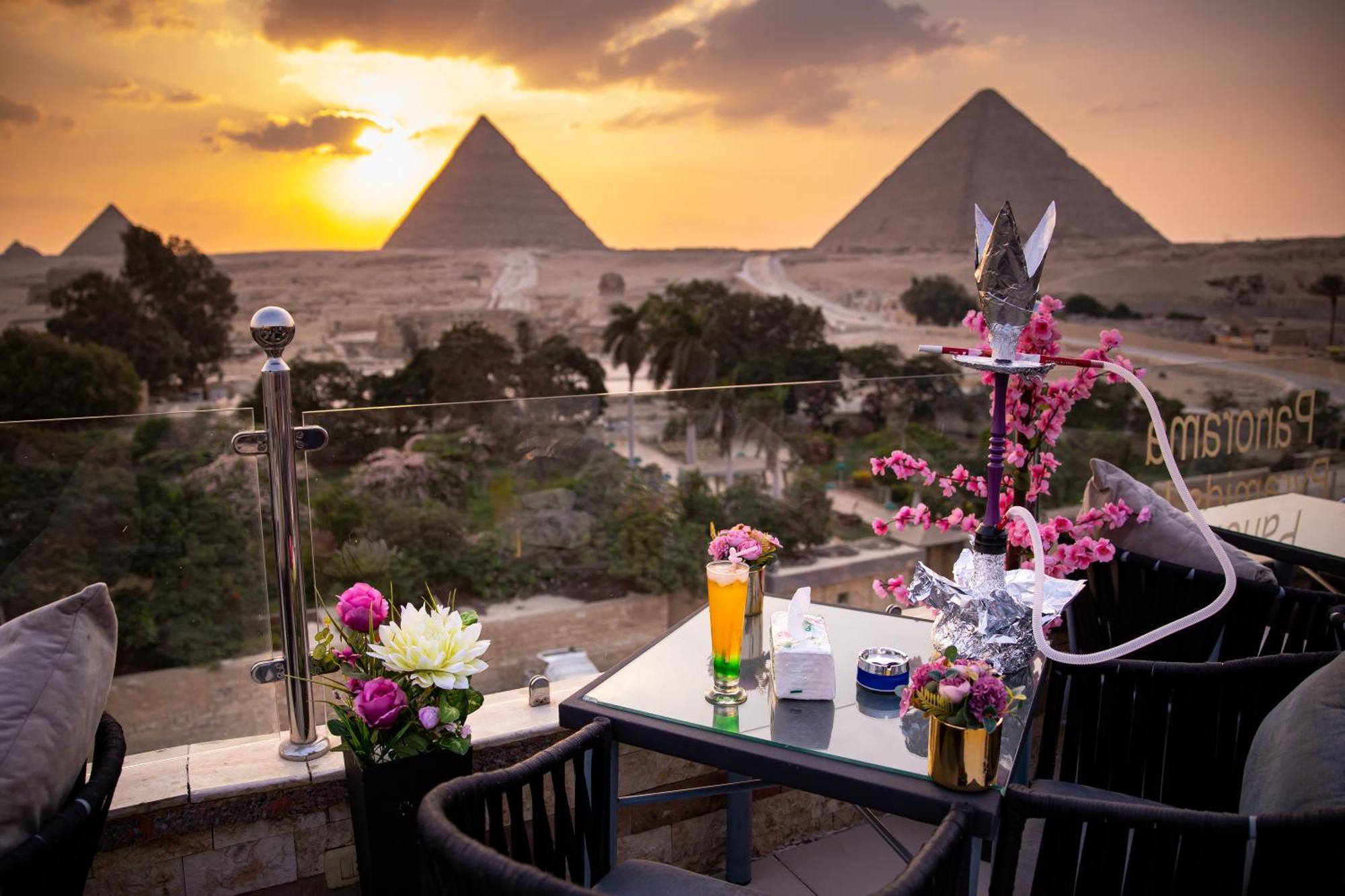 ホテル Panorama View Pyramids Kafret el-Gabal エクステリア 写真