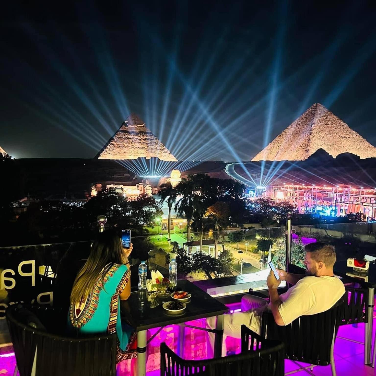 ホテル Panorama View Pyramids Kafret el-Gabal エクステリア 写真