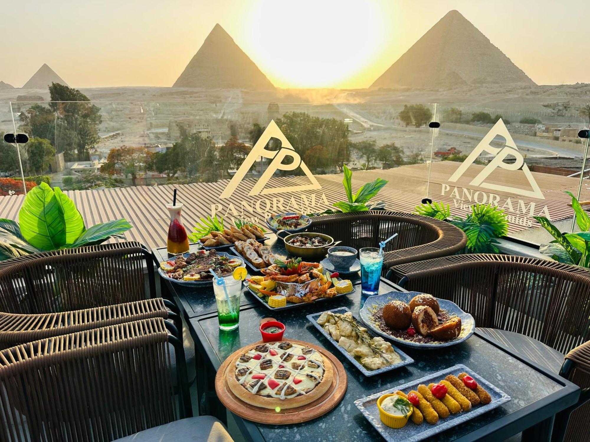ホテル Panorama View Pyramids Kafret el-Gabal エクステリア 写真