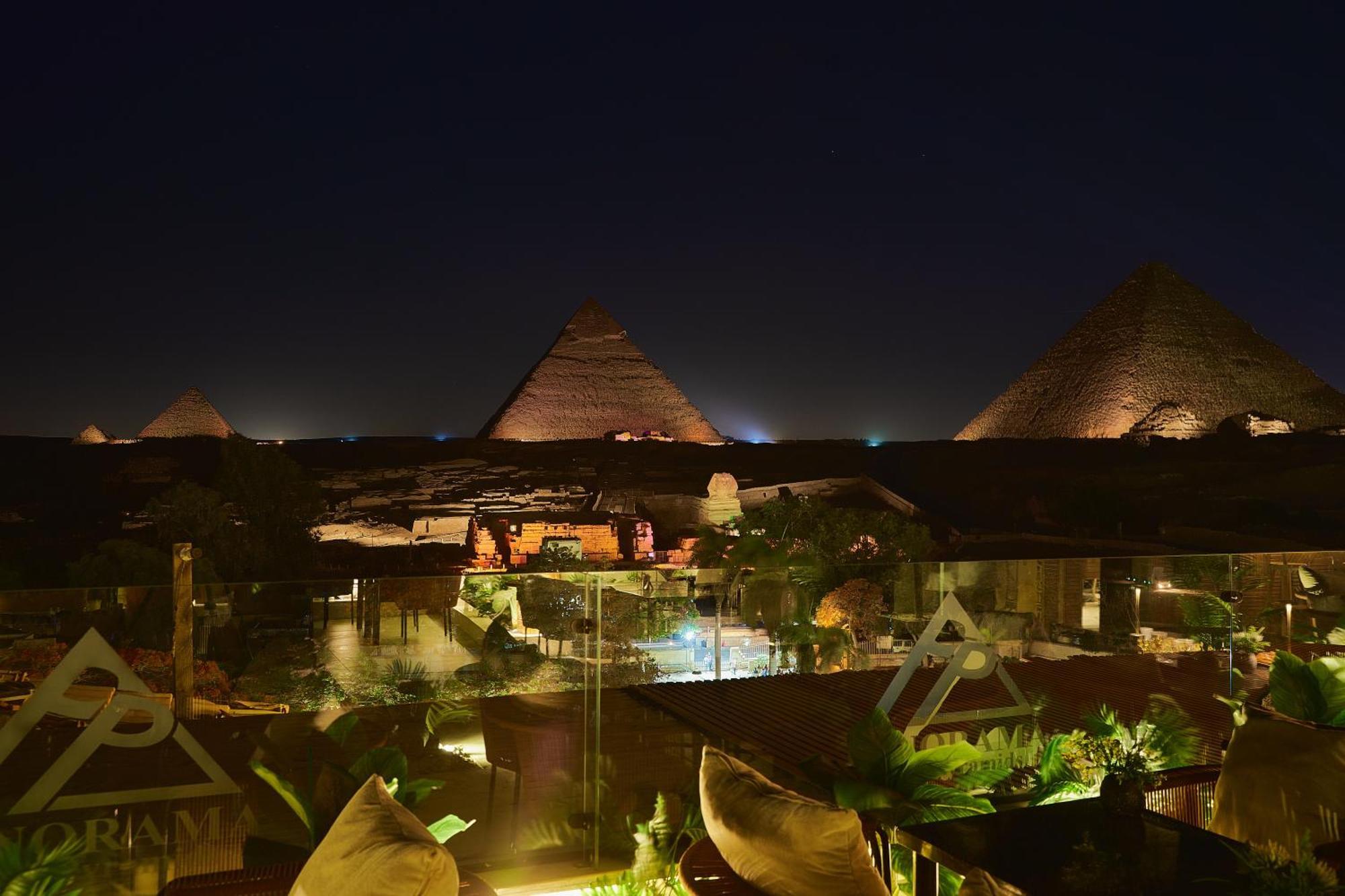 ホテル Panorama View Pyramids Kafret el-Gabal エクステリア 写真